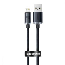Кабель Baseus Crystal Shine Series Lightning 2.4A (1.2m) black (CAJY000001)