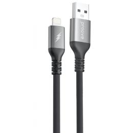 Кабель Proove ReGen Silicone USB to Lightning 2.4A (1m) black (CCRS12001101)