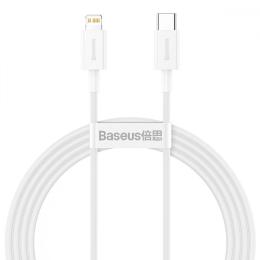 Кабель Baseus Superior Series Fast Charging Type-C to Lightning PD 20W (1.5m) white (CATLYS-B02)