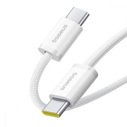 Кабель Baseus Dynamic 4 Fast Charging Type-C to Type-C 100W (2m) white (P10381400211-01)