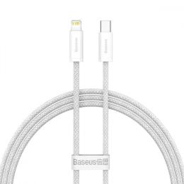 Кабель Baseus Dynamic Series Fast Charging Type-C to Lightning 20W (1m) white (CALD000002)