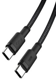 Кабель XO USB NB-Q199 Type-C-Type-C 100W 5A 1.5m Black (G-000001610)