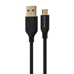 Кабель Proove Jelly Silicone Type-C 2.4A (1m) black (CCJS20001201)