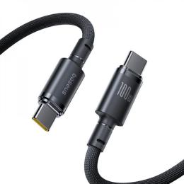 Кабель Baseus New Braided Fast Charging Type-C to Type-C 100W (1m) black (E0426W00)
