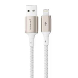 Кабель Proove Dense Metal USB to Lightning 2.4A (1m) white (CCDM20001102)