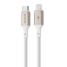 Кабель Proove Dense Metal Type-C to Lightning 27W (1m) white (CCDM27002102)