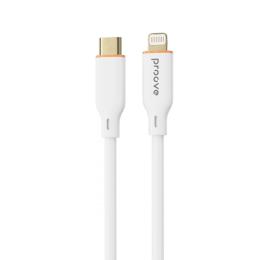 Кабель Proove Jelly Silicone Type-C to Lightning 27W (1m) white