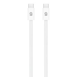 Кабель ArmorStandart AMQKJ3ZM Type-C to Type-C 1m White (ARM72698)