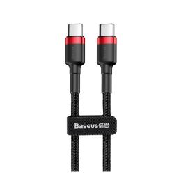 Кабель Baseus USB3.1Type-C M-M,2.0 м,PD2.060W(20V3A),чорний-червоний,CATKLFBaseus (CATKLF-H91)