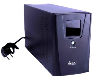 Джерело безперебійного живлення SVC 1000 ВА / 800 Вт / 7 А*ч (SL-1KS-LCD)