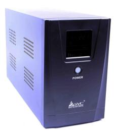 Джерело безперебійного живлення SVC 1000 ВА / 600 Вт / 9 А*ч (VP-1000-LCD)