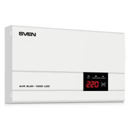 Стабілізатор напруги Real-EL STAB SLIM-1000 White, 1000VA, 800W, входное напряжение 220V+/-20%, 1 розетка (S 800 Вт (SLIM-1000)
