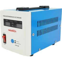 Стабілізатор напруги Westech SVR-500VA/375W однофазний, напольного монтажа, LED дисплей, DC150-270V, AC230±8 375 Вт (WS-SVR-500)