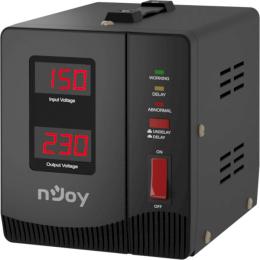 Стабілізатор напруги Njoy Alvis 1000 (AVRL-10001AL-CS01B) AVR, 1 розетка (Alvis 1000)