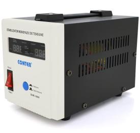 Стабілізатор напруги Conter SVR-1000VA/750W однофазний, напольного монтажа, LED дисплей, DC150-270V, AC230±8 750 Вт (CR-SVR-1000)