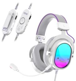 Ігрова гарнітура Fifine H16 7.1 RGB White (H16W)