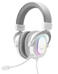 Ігрова гарнітура Fifine H6 RGB White (H6W)