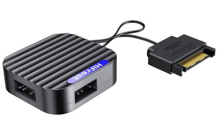 Контролер Coolmoon A3 PRO ARGB 3PIN to SATA Black з пультом