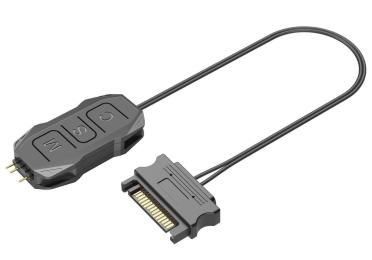 Контролер Coolmoon SK1 BLACK ARGB 3PIN to SATA з пультом (SK1 BLACK)