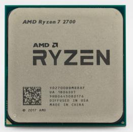 Процесор AMD Ryzen 7 2700 (YD2700BBM88AF) (Socket AM4, 16T, 4.1 ГГц, Tray) Б/в