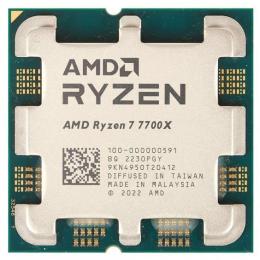 Процесор AMD Ryzen 7 7700X (100-000000591) (Socket AM5, 16T, 5.4 ГГц, Tray)