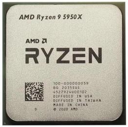 Процесор AMD Ryzen 9 5950X WOF (100-100000059WOF) (Socket AM4, 32T, 4.9 ГГц, Box)
