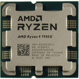 Процесор AMD Ryzen 9 7950X WOF (100-100000514WOF) (Socket AM5, 32T, 5.7 ГГц, Box) Б/в
