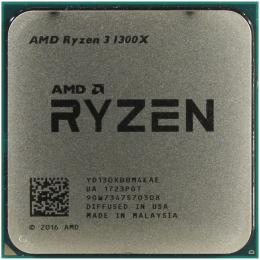 Процесор AMD Ryzen 3 1300X (YD130XBBM4KAE) (Socket AM4, 4T, 3.7 ГГц, Tray) Б/в