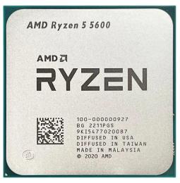 Процесор AMD Ryzen 5 5600 (100-000000927) (Socket AM4, 12T, 4.4 ГГц, Tray) U1