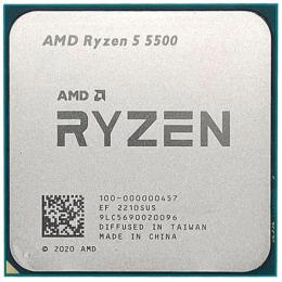 Процесор AMD Ryzen 5 5500 (100-000000457) (Socket AM4, 12T, 4.2 ГГц, Tray) Б/в