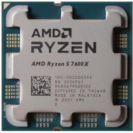 Процесор AMD Ryzen 5 7600X (100-000000593) (Socket AM5, 12T, 5.3 ГГц, Tray)