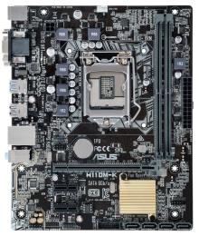 Материнська плата ASUS H110M-K (H110M-K) (Socket 1151, Intel H110, Micro-ATX) Б/в