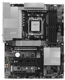 Материнська плата MSI PRO X870-P WIFI (PRO X870-P WIFI) (Socket AM5, AMD X870, ATX)