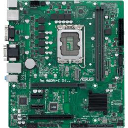 Материнська плата ASUS PRO H610M-C D4-CSM (PRO H610M-C D4-CSM) (Socket 1700, Intel H610, Micro-ATX)