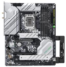 Материнська плата AsRock Z690 Steel Legend WiFi 6E/D5 Z690 Steel Legend WiFi 6E/D5) (Socket 1700, Intel Z690, ATX) Б/в