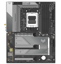 Материнська плата Sapphire NITRO+ B850A WIFI7 (52123-03-40G) (Socket AM5, AMD B850, ATX)