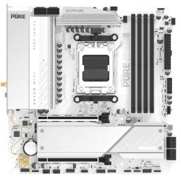 Материнська плата Sapphire PURE B850M WIFI (52123-02-40G) (Socket AM5, AMD B850, Micro-ATX)