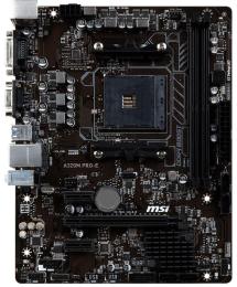 Материнська плата MSI A320M PRO-E (A320M PRO-E) (Socket AM4, AMD A320, Micro-ATX) Б/в