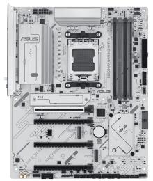 Материнська плата ASUS B850 MAX GAMING WIFI W White (B850 MAX GAMING WIFI W) (Socket AM5, AMD B850, ATX) U2