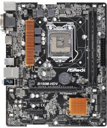 Материнська плата ASRock B150M-HDV (90-MXGYD0-A0UAYZ) (Socket 1151, Intel B150, Micro-ATX) Б/в,U1