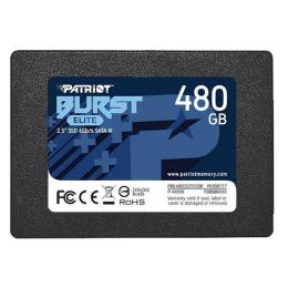 Накопичувач SSD Patriot Sata 2.5" 480GB Burst Elite 500 512 (PBE480GS25SSDR)