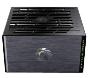 Блок живлення GameMax Lion core 1200P 1200W ATX 3.1 80+ Platinum (Lion core 1200P) Black