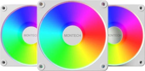 Комплект вентиляторів MONTECH GF120 V2 120MM ARGB PWM 3 Pack (W)
