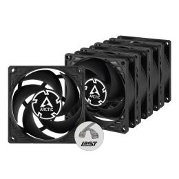 Комплект вентиляторів Arctic P8 PWM PST (5-Fan Pack) Black (ACFAN00154A)
