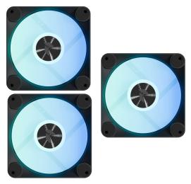 Комплект вентиляторів APNX FP1-R 120 ARGB Black - 3 Pack (APF3-PF11267.11)