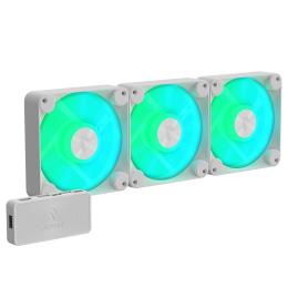 Комплект вентиляторів APNX FP1-120 ARGB White - 3 Pack (APF3-PF11257.21)