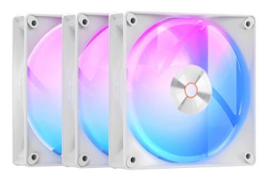 Комплект вентиляторів Ocypus DELTA F12 ARGB 3in1 White (DELTA-F12-WH3AM00X-GL)