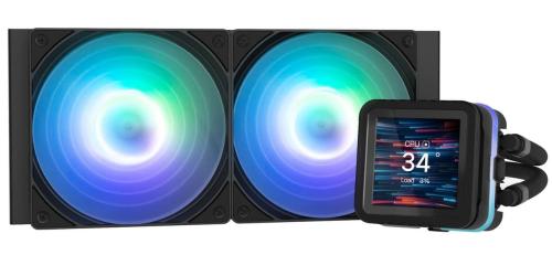 СВО Zalman Alpha 2DS A24 ARGB Black (ALPHA2DSA24BLACK)
