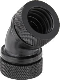 Фитинг Thermaltake Pacific G1/4 PETG Tube 45-Degree Dual Compression 16mm OD – Black