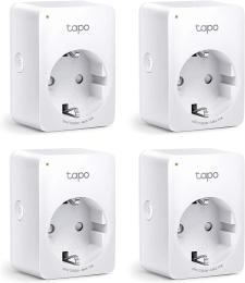 Роутер Tapo Wi-Fi розетка P100 (4-pack) P100(4-pack))